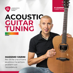 Copertina corso Acoustic Guitar Tuning: Massimo Varini insegna l'accordatura e l'intonazione della chitarra acustica
