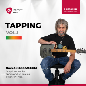 Copertina corso Tapping Vol.1 - G.T.E.: Nazzareno Zacconi insegna le basi della tecnica tapping