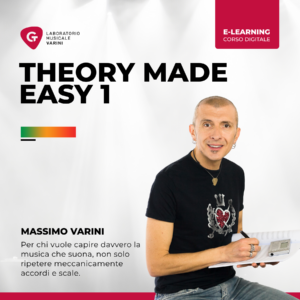 Copertina corso Theory Made Easy Vol.1: Massimo Varini insegna le basi della teoria musicale