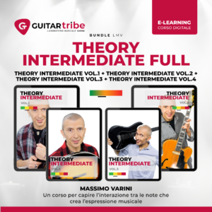 Copertina bundle Theory Intermediate Full: raccolta completa dei corsi di teoria musicale intermedia, tenuti da Massimo Varini