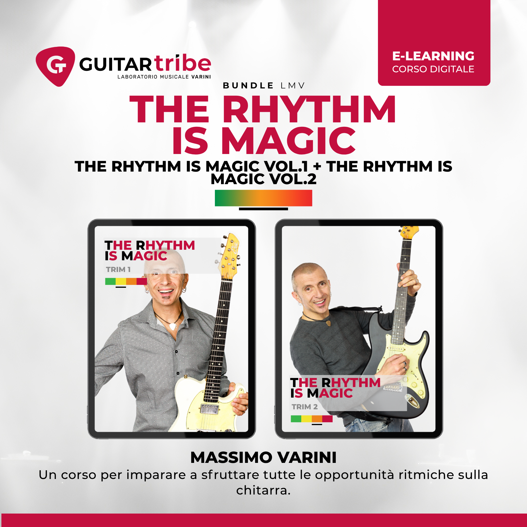 Copertina bundle TRIM Full - The Rhythm Is Magic: raccolta completa dei corsi sulla ritmica, tenuti da Massimo Varini