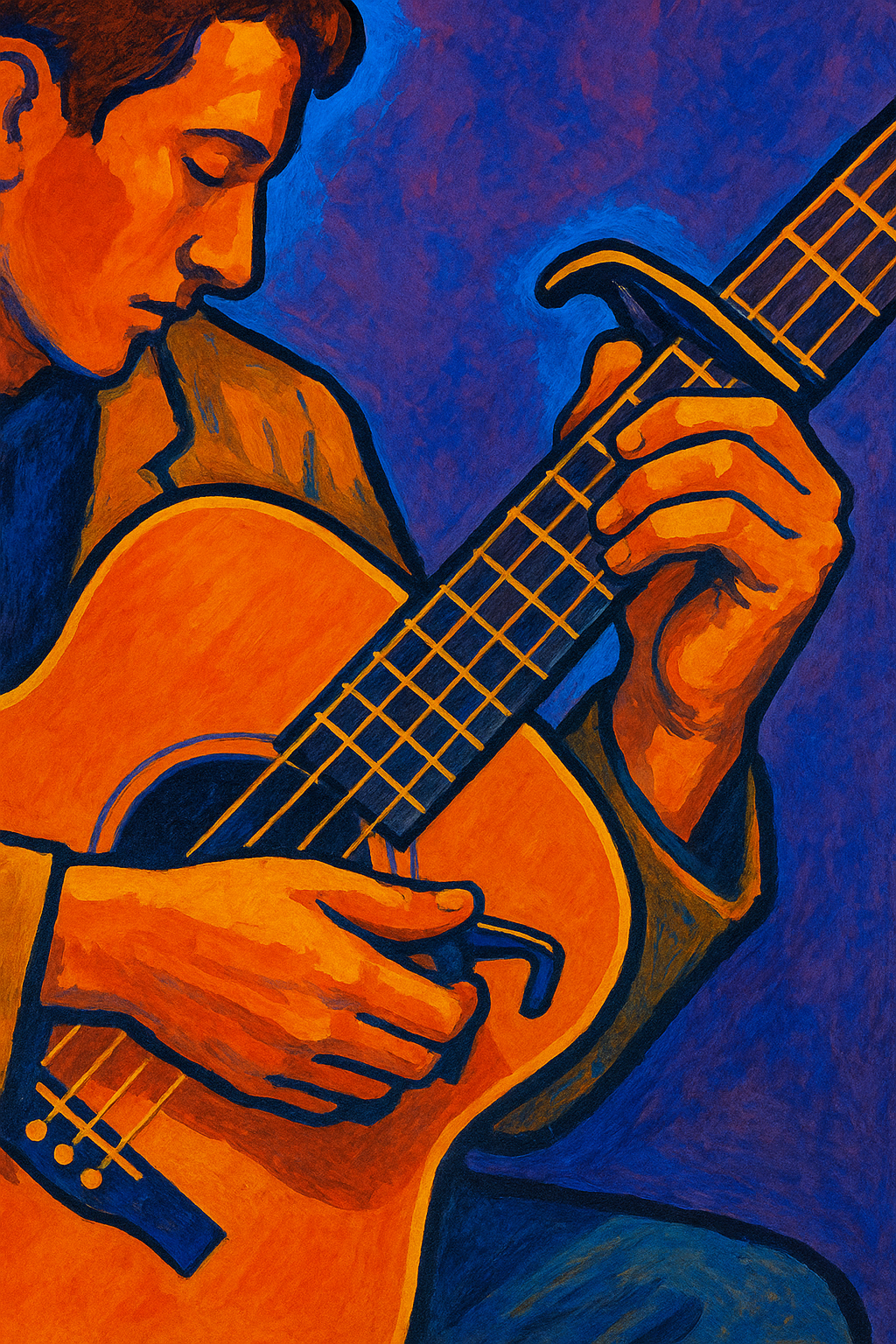 come mettere il capotasto mobile sulla chitarra