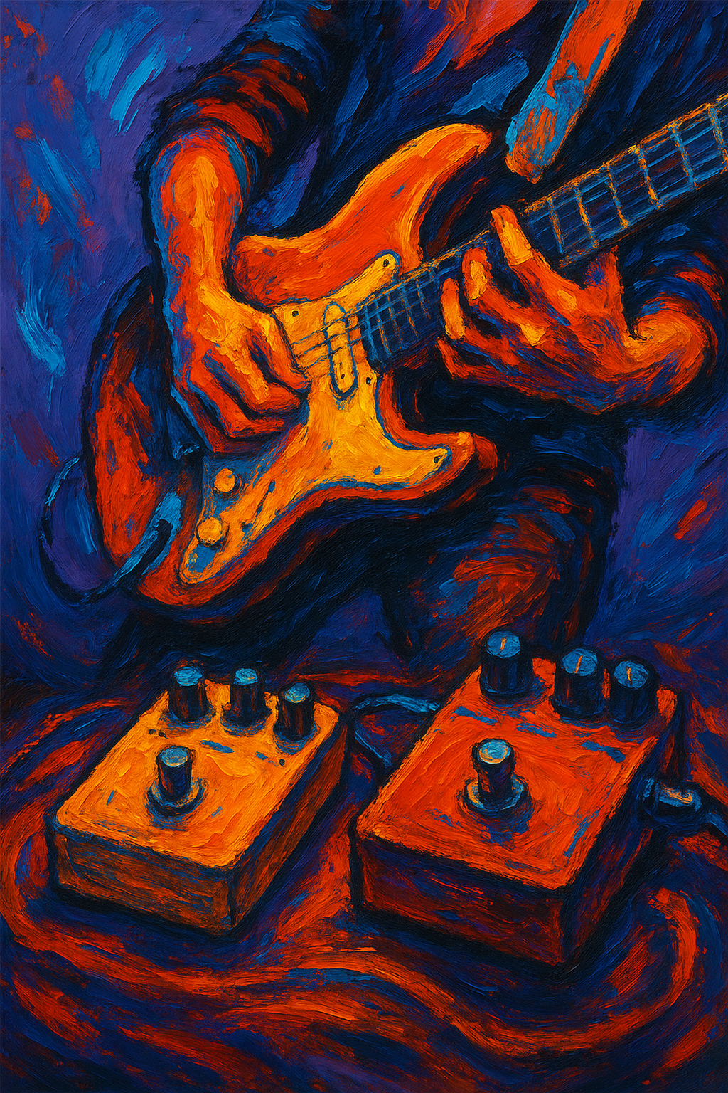 come regolare i pedali overdrive e distorsione insieme